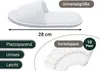 10er Set Frottierslipper offen, Universalgröße, weiß Produktbild-Vorschau 4