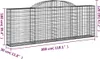 The Living Store Gabionen mit Hochbogen 9 Stk. Produktbild-Vorschau 6