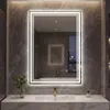 COSTWAY Lustro łazienkowe 70 x 50 cm, szafka łazienkowa z 3 Podgląd zdjęcia produktu 1