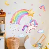 GKA Kinder Baby Nachtleuchtend GK72 Wandtattoo Einhorn mit Produktbild-Vorschau 2