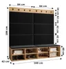 Garderobe MIRO Set 7 mit gepolsterten Paneelen Industrial Produktbild-Vorschau 3