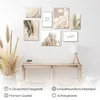 Novart Wandbilder Boho Pampasgras - KOMPLETT AUFHÄNGFERTIG Produktbild-Vorschau 6