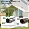 Hühnerstall Hühnerhaus Geflügelstall 2x2x2m Freilaufgehege Produktbild-Vorschau 4