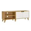 A product shot of a TV stand on a white background. Produktbild-Vorschau