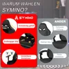 Gaming-Stuhl schwarz Samt ergonomisch, Produktbild-Vorschau 2