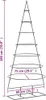 vidaXL | Metall Weihnachtsbaum | 180 cm Pulverbeschichteter Produktbild-Vorschau 6