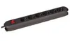 BACHMANN SMART Steckdosenleiste 6x CEE7/3, braun, mit Produktbild-Vorschau 3