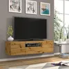 Meuble TV bas Aura 150 cm, à suspendre ou à poser, Voir les images du produit 2
