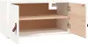 vidaXL Nástenná skrinka biela 60x30x30 cm z masívneho Náhľad obrázku produktu 5