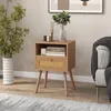 Set di 2 comodini COSTWAY con decorazioni in rattan, Anteprima dell’immagine prodotto 8