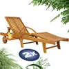 CASARIA® 2x Chaise Longue Jardin Exterieur Tami Sun En Bois Voir les images du produit 1