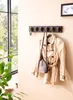 FineBuy Wieszak ścienny z litego drewna mango 60 cm – panel Podgląd zdjęcia produktu 2
