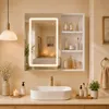 Specchio da bagno illuminato LED, 60 cm, con funzione Anteprima dell’immagine prodotto 1