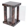 Viereckige Granit Grablampe Aurora, H 22 cm B 14 cm T 14 Produktbild-Vorschau 2