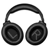 A top-down view of black over-ear headphones on a white background. Podgląd zdjęcia produktu