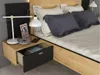 Letto con comodini integrati e 2 cassetti + LED - 140 x 190 Anteprima dell’immagine prodotto 3