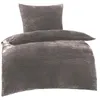 Bettwäsche Winter Plüsch Cashmere Cord Fleece 135x200 Produktbild-Vorschau 1