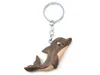Schlüsselanhänger aus Holz - Delfin Produktbild-Vorschau 1