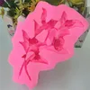 Rose Blume Silikonform DIY 3D Fondant Form Cupcake Kuchen Produktbild-Vorschau 3