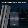 128 GB Mini Diktiergerät, 500 Std. Daueraufnahme, Lange Produktbild-Vorschau 4