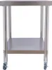 Stół roboczy ze stali nierdzewnej 76x60x85cm udźwig blatu Podgląd zdjęcia produktu 6