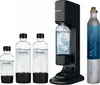 A set of SpinelSoda products including a water carbonator, three bottles of varying sizes, and a CO2 cylinder, arranged against a white background. Náhled obrázku produktu
