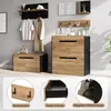 STILVORA Garderoben-Set mit Schrank, Spiegel und Hutablage, Produktbild-Vorschau 5