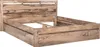 MASSIVMOEBEL24 | Lit double 180x200 Palissandre teinté Voir les images du produit 1