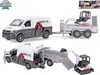 Kids Globe Traffic VW Transporter s přívěsem 27cm zpětný Náhled obrázku produktu 2