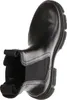 A top-down view of a black leather Chelsea boot. Produktbild-Vorschau