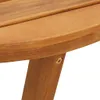 Garten-Esstisch Rund Ø110x75 cm Massivholz Akazie Produktbild-Vorschau 8
