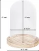 Clayre & Eef Glocke Ø 12x17 cm Glas Produktbild-Vorschau 5
