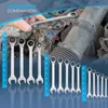 14tlg Maulring-Ratschen-schlüssel-Set-Satz 8-24mm Produktbild-Vorschau 2