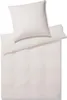 elegante Mako-Jersey-Bettwäsche-Garnitur Solid Stripe Farbe Produktbild-Vorschau 1