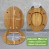 banjado Design deska sedesowa bambusowa z funkcją miękkiego Podgląd zdjęcia produktu 3