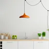 Champion Pendelleuchte mit Stecker 35 cm, Orange Metall Produktbild-Vorschau 5