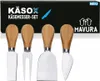 KÄSOX Sada nožov na syr s drevenou rukoväťou Krájač Náhľad obrázku produktu 1