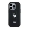 Karl Lagerfeld Gripstand Saffiano Choupette Pins - iPhone Produktbild-Vorschau 4