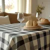 Tischdecke im schwarzen Karomuster, rechteckig 140x140 cm Produktbild-Vorschau 3