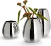 Philippi Anais Vase M Aluminium, Nickel, hochglanzpoliert Produktbild-Vorschau 4
