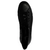 A top-down view of a black high-top Converse sneaker. Produktbild-Vorschau