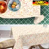 Tischdecke Alessia-Wildblumen Orange-Beige 160x120cm Produktbild-Vorschau 8