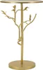 Mauro Ferretti Tavolino laterale uccelli Ø38x60cm oro vetro Anteprima dell’immagine prodotto 5