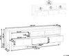 BELIANI TV Schrank Weiß / Braun Spanplatte 3 Schubladen Produktbild-Vorschau 6
