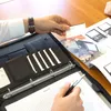 Alassio Ringbuchmappe "RONDO", DIN A4, Lederimitat, schwarz Anteprima dell’immagine prodotto 5