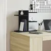 Stolní organizér černý 42 x 21,5 x 42 cm kompozitní dřevo Náhled obrázku produktu 3
