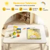 COSTWAY Kinder Tisch Stuhl Set, Kindersitzgruppe mit Produktbild-Vorschau 5
