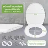 Toilettendeckel weiß mit Absenkautomatik und Motiv London Produktbild-Vorschau 3