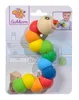 A wooden caterpillar toy in its packaging, with a background image of a nursery. Produktbild-Vorschau