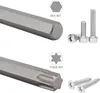 A collage showing two types of screwdriver bits and corresponding screws. Náhľad obrázku produktu